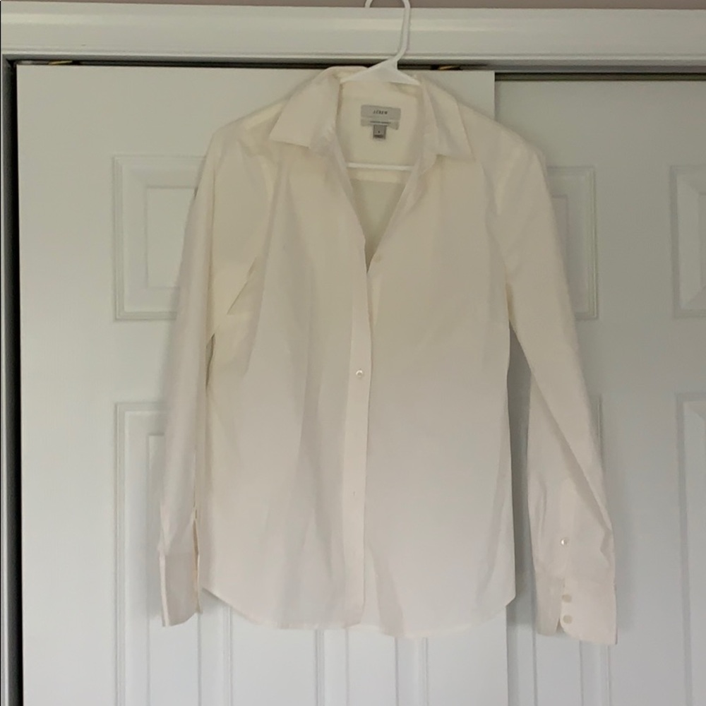 Cream JCrew Button Up